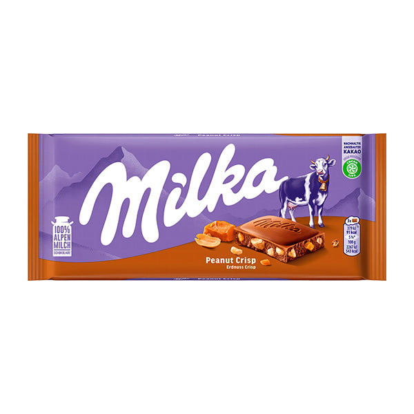 Milka Peanuts and Caramel 90g