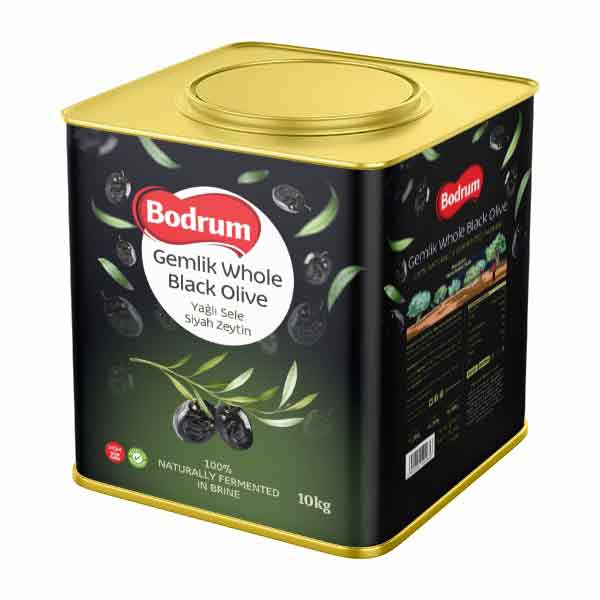 Bodrum Black Gemlik Olives 10kg