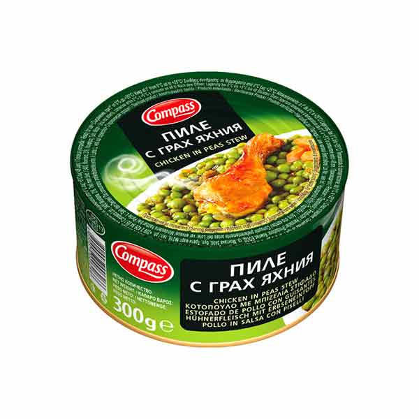 Compass Chicken In Peas 300g