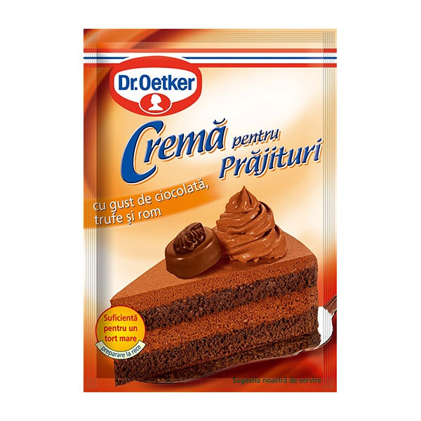 Dr Oetker Chocolate with Rum Cream Powder for Cakes 57g