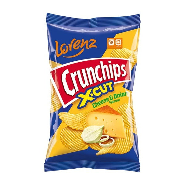 Crunchips X-Cut Cheese & Onion 130g