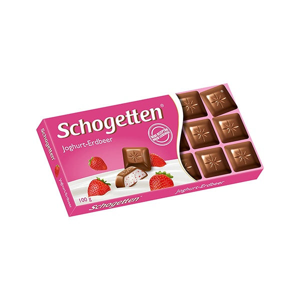 Schogetten Yoghurt & Strawberry Chocolate 100g