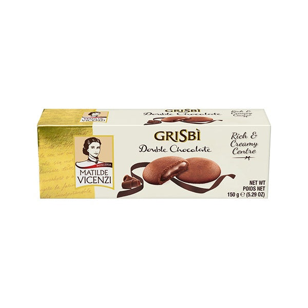 Matilde Vicenzi Grisbi Cookies with Chocolate Cream 135g