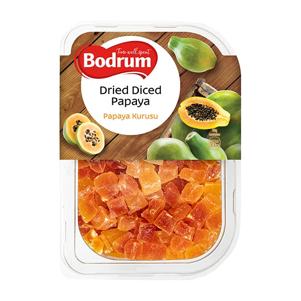 Bodrum Diced Papayas 250g