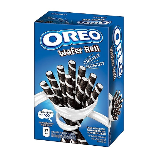 Oreo Vanilla Wafer Rolls 54g