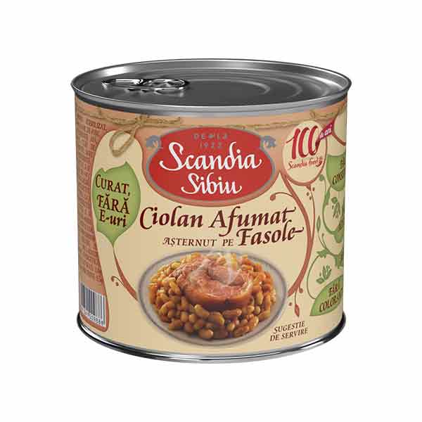 Scandia Sibiu Smoked Pork Knuckle with Beans 400g