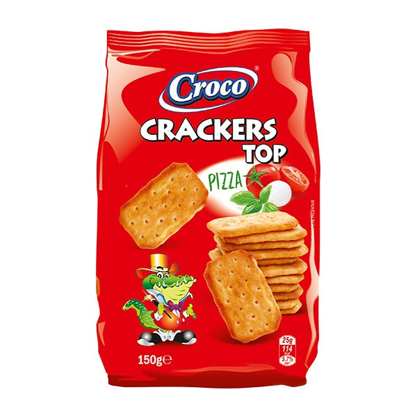 Croco Pizza Crackers Top 150g
