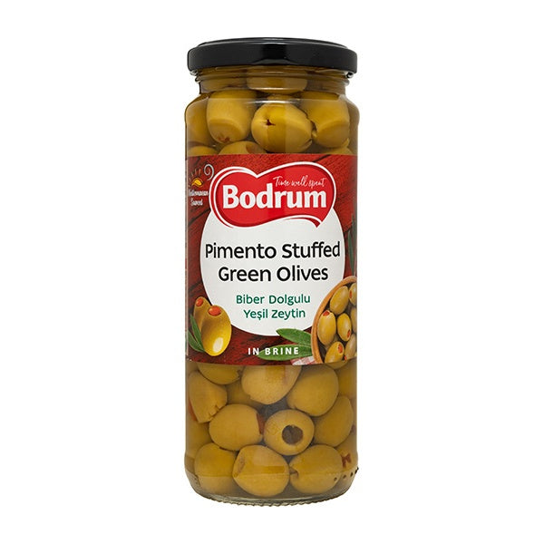 Bodrum Green Olives Stuffed Pimento 330g