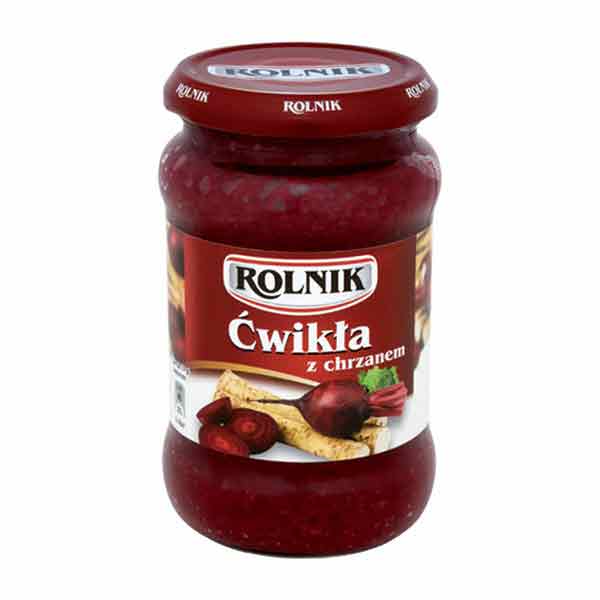 Rolnik Horseradish with Beetroot 370g