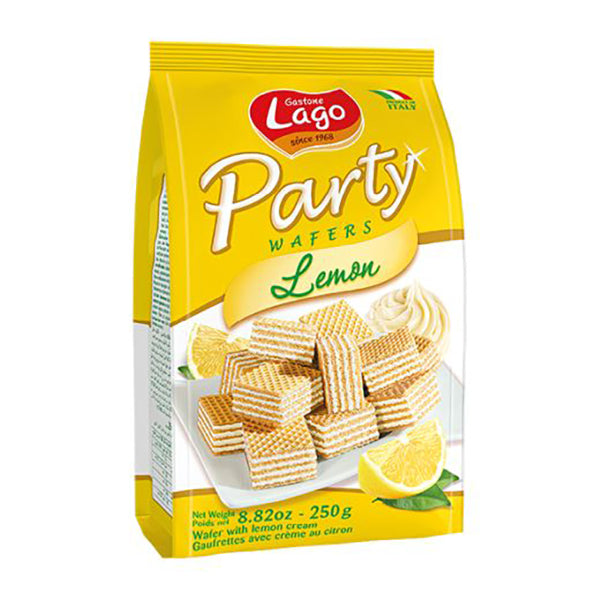 Lago Party Lemon Wafer 250g