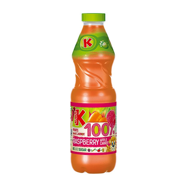 Kubus 100% Carrot Raspberry & Apple Juice 850ml