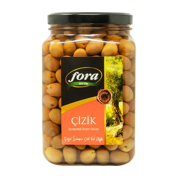 Fora Scratched Green Olives 1kg