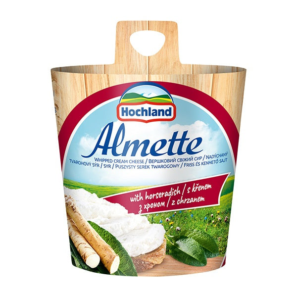 Hochland Almette Horseradish Spreadable Cheese 150g