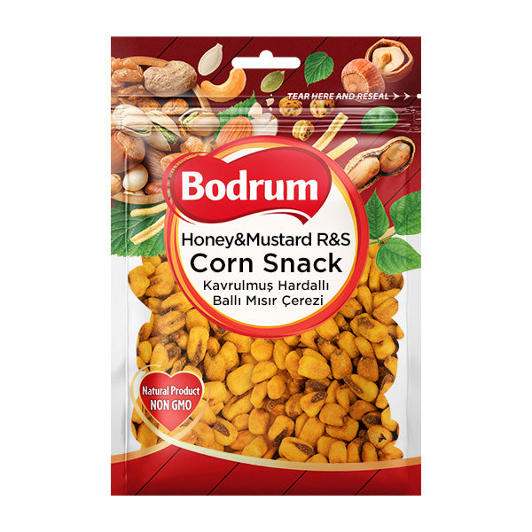 Bodrum Honey and Mustard Roasted & Salted Corn Snack 140g
