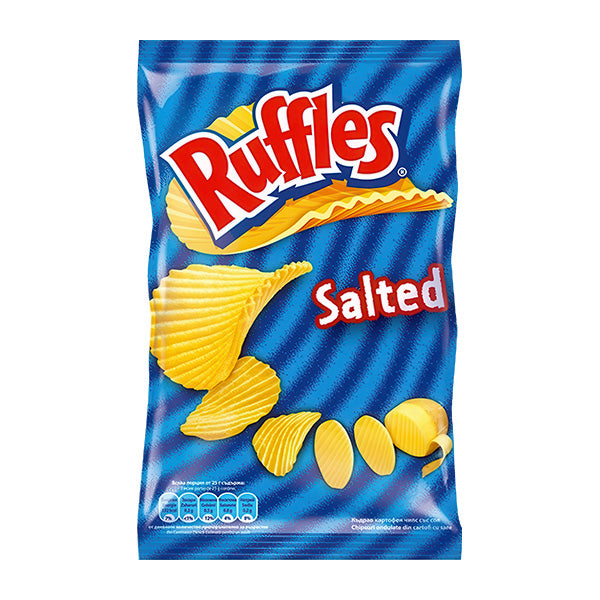 Ruffles Salt Crisps 140g
