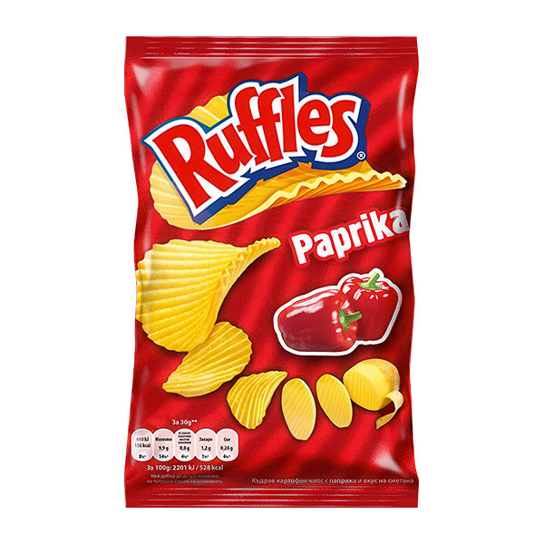 Ruffles Paprika Crisps 140g