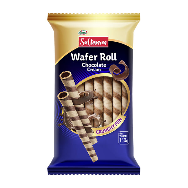 Sultanim Wafer Rolls with Chocolate Cream 150g