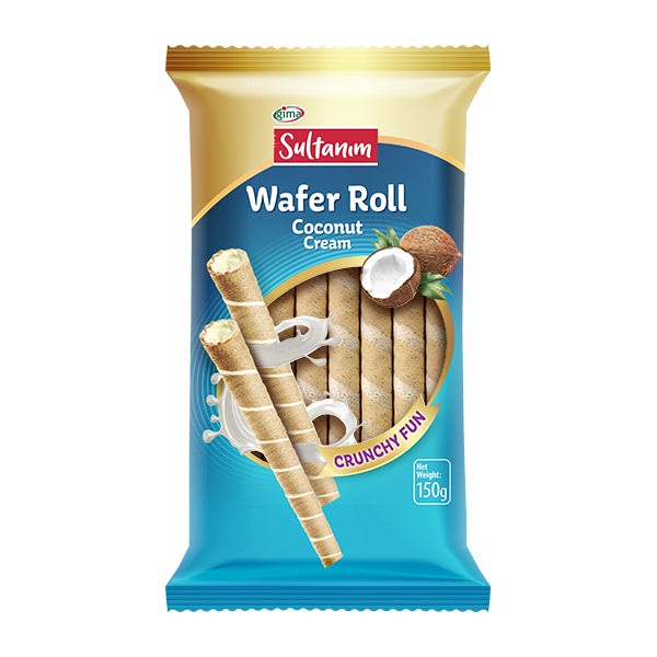Sultanim Wafer Rolls with Coconut Cream 150g