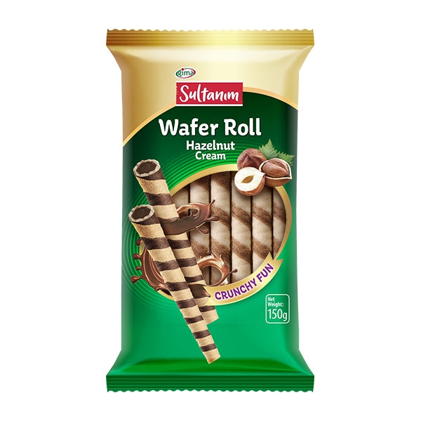 Sultanim Wafer Rolls with Hazelnut Cream 150g