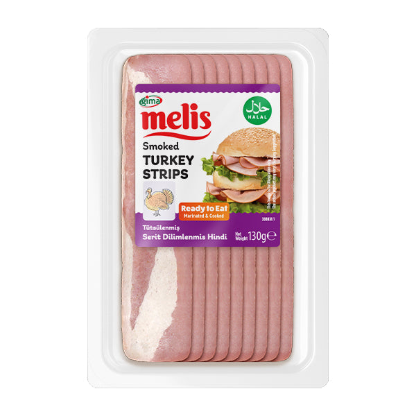 Melis Sliced Smoked Turkey Strips 130g