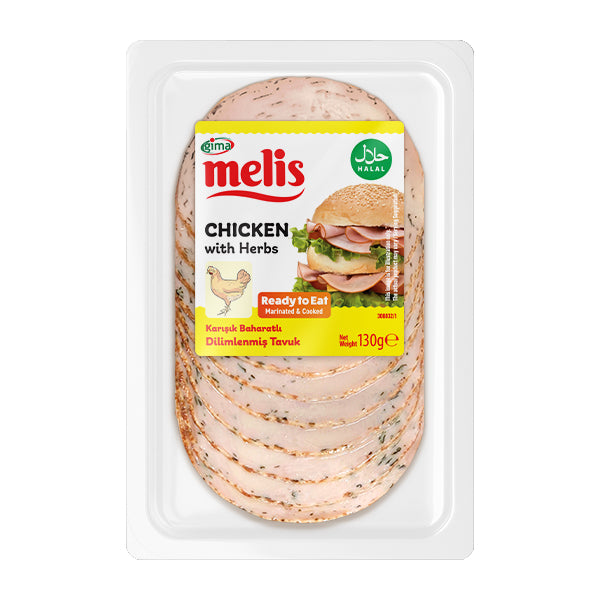 Melis Sliced Chicken with herbs 130g