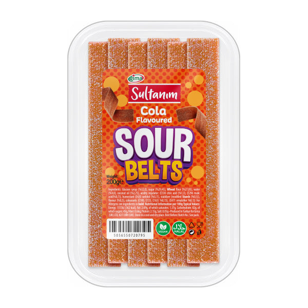 Sultanim Sour Belt Cola Flat Box 200g