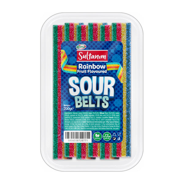 Sultanim Sour Belt Rainbow Flat Box 200g