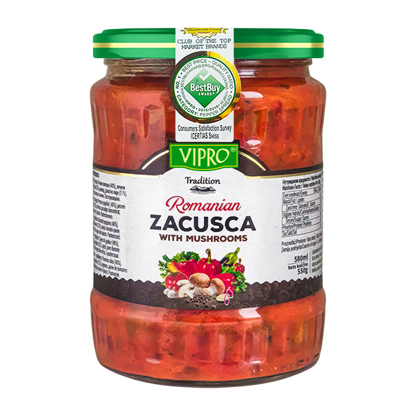 Vipro Romanian Zacusca with Mushrooms 580ml