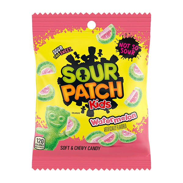 Sour Patch Peg Bags Watermelon 102g