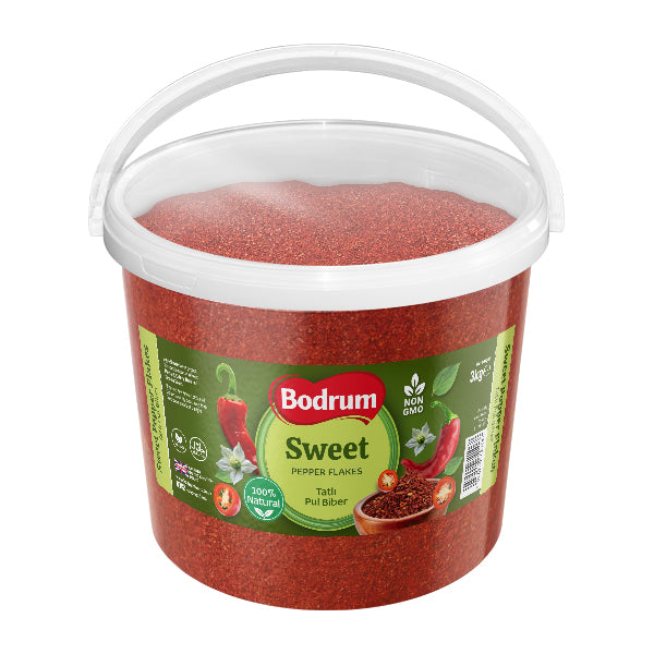 Bodrum Sweet Pepper Flakes Bucket 3kg