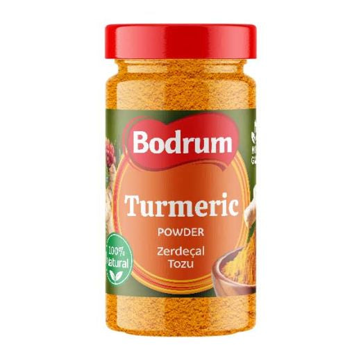 Bodrum Turmeric Powder in Bottle 250g — vibrant ground turmeric spice in a resealable bottle, available from Foodsklep with UK delivery