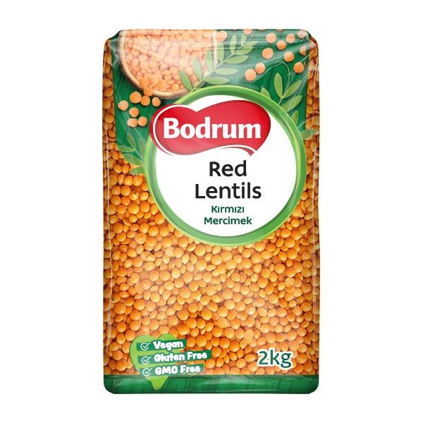 Bodrum Red Lentils Whole 2kg