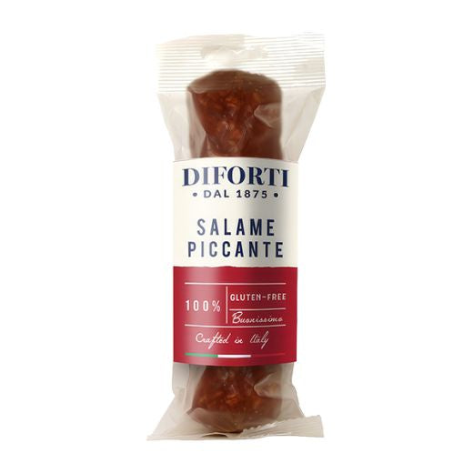 Diforti Salame Piccante 125g — spicy Italian cured salame, available from Foodsklep with UK delivery