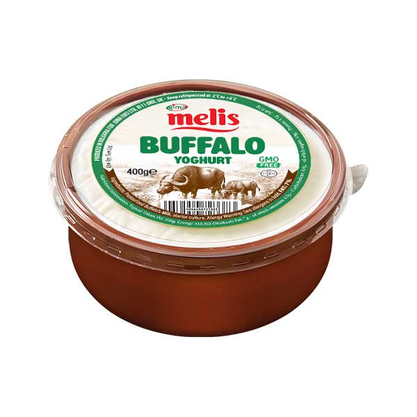 Melis Creamy Buffalo Yoghurt 400g — thick and creamy buffalo milk yoghurt, available from Foodsklep with UK delivery