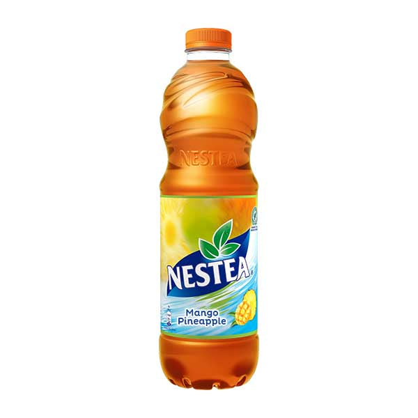 Nestea Mango & Pineapple Ice Tea 1.5L — tropical mango and pineapple iced tea, available from Foodsklep with UK delivery