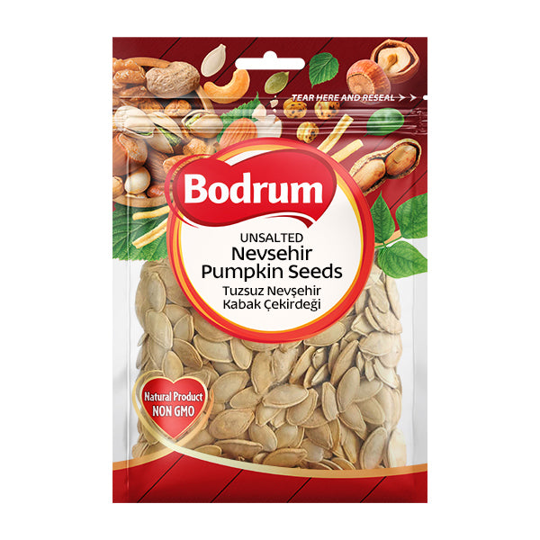 Bodrum Roasted Salt Free Nevsehir Pumpkin Seeds 150g