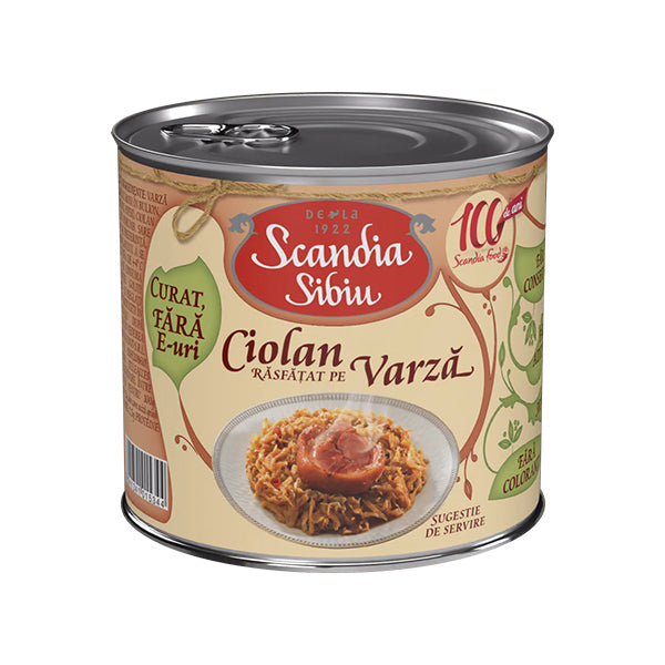 Scandia Sibiu Smoked Pork Foot with Cabbage 400g