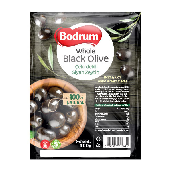 Bodrum Black Olives 400g