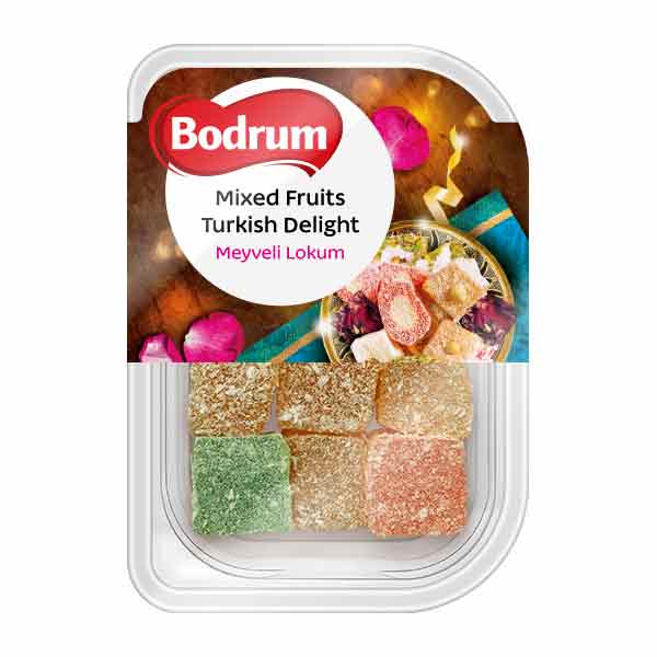 Bodrum Mixed Fruits Turkish Delight 200g