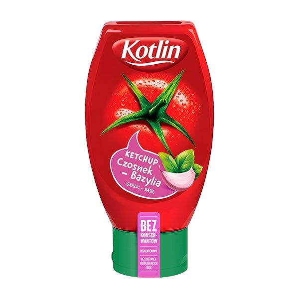 Kotlin Basil & Garlic Ketchup 450g