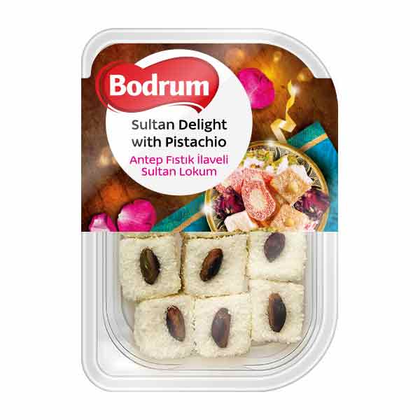 Bodrum Sultan with Pistachio Turkish Delight 200g