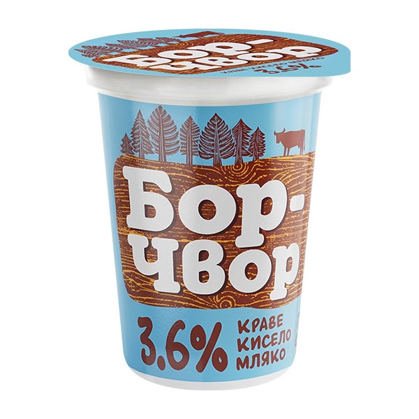Borchvor Yoghurt Cow Milk 3.6% 400g