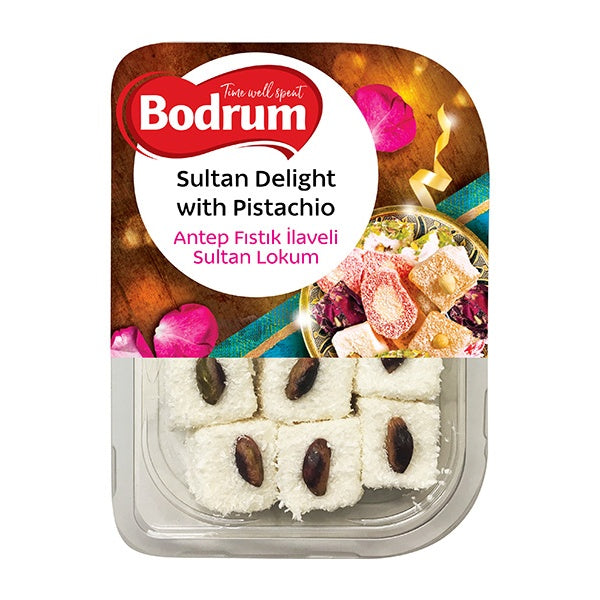 Bodrum Sultan with Pistachio Turkish Delight 200g