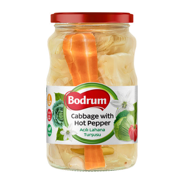 Bodrum Cabbage Pickles with Chilli 1600g