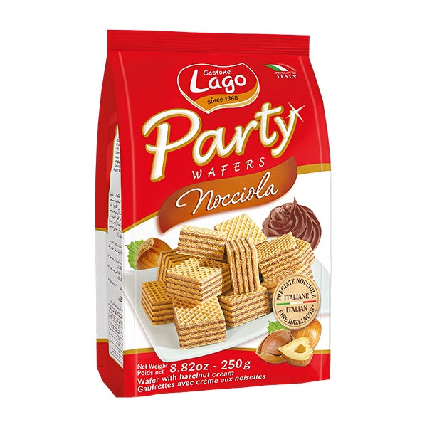 Lago Party Hazelnut Wafer 250g