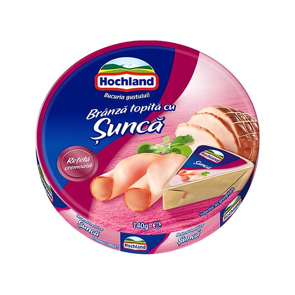 Hochland Ham Cheese Wedges 140g