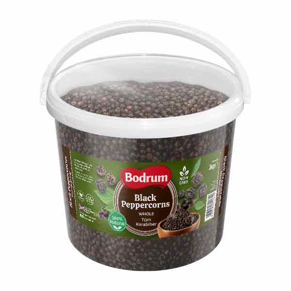 Bodrum Whole Black Pepper Bucket 3kg