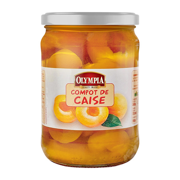 Olympia Peeled Apricot Compote 720ml