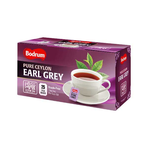 Bodrum Pure Ceylon Earl Grey Tea 25x2g