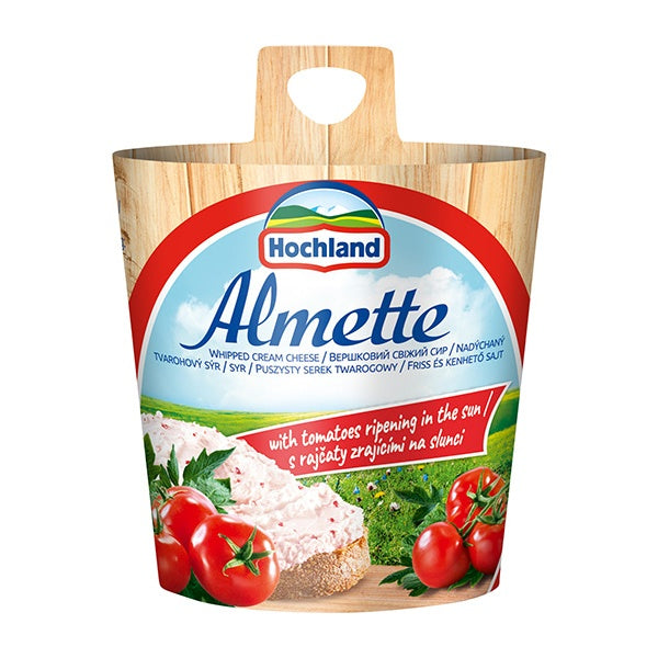 Hochland Almette Tomato Spreadable Cheese 150g